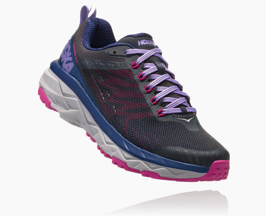 Hoka One One Challenger Atr 5 - Women Trail Shoes - Black,Australia BVO-436908